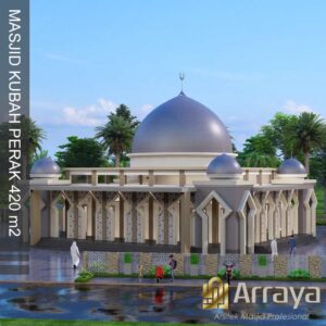 Read more about the article Masjid Model MA3; Proposal Masjid minimalis dengan kubah perak ukuran 420 m2, apa saja yang perlu disiapkan