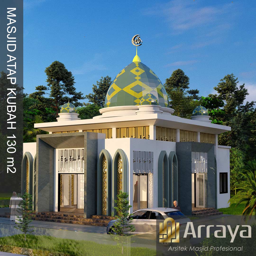 Read more about the article Desain Masjid Model MA10: Bismillah, Izinkan Kami Dari Team Arraya Untuk Menghadirkan Desain Masjid Sesuai Harapan Jamaah. Masjid Luas 130m2 by Arraya