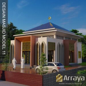 Read more about the article Desain Masjid Model MA11: Bagaimana Desain Masjid Arraya Bisa Mengubah Lingkungan Menjadi Lebih Baik, Masjid Minimalis Luas 130m2 by Arraya