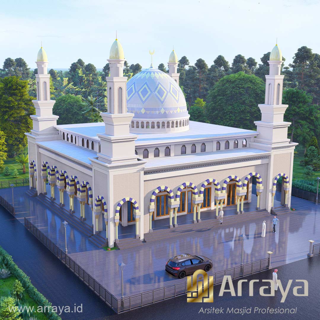 Read more about the article Bagi Yang Pernah Umrah Pasti Paham, Desain Masjid Ini Mirip Masjid Nabawi, Luas 600m² Bisa Menampung 750 Jamaah. Masjid Model MA21